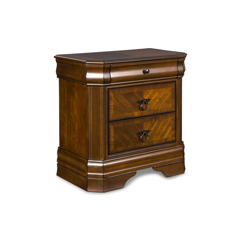 SHERIDAN NIGHTSTAND- BURNISHED CHERRY
