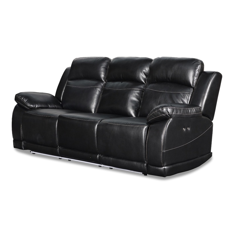 VEGA SOFA W/PWR FR – PREMIER BLACK