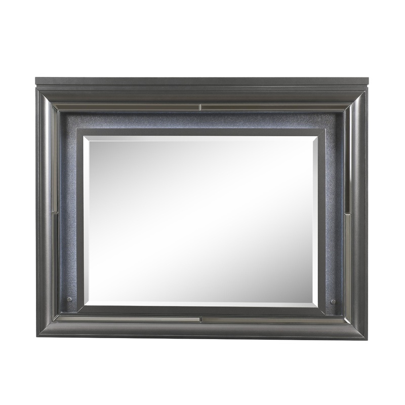 Sawyer Metallic Gray Mirror (LED)