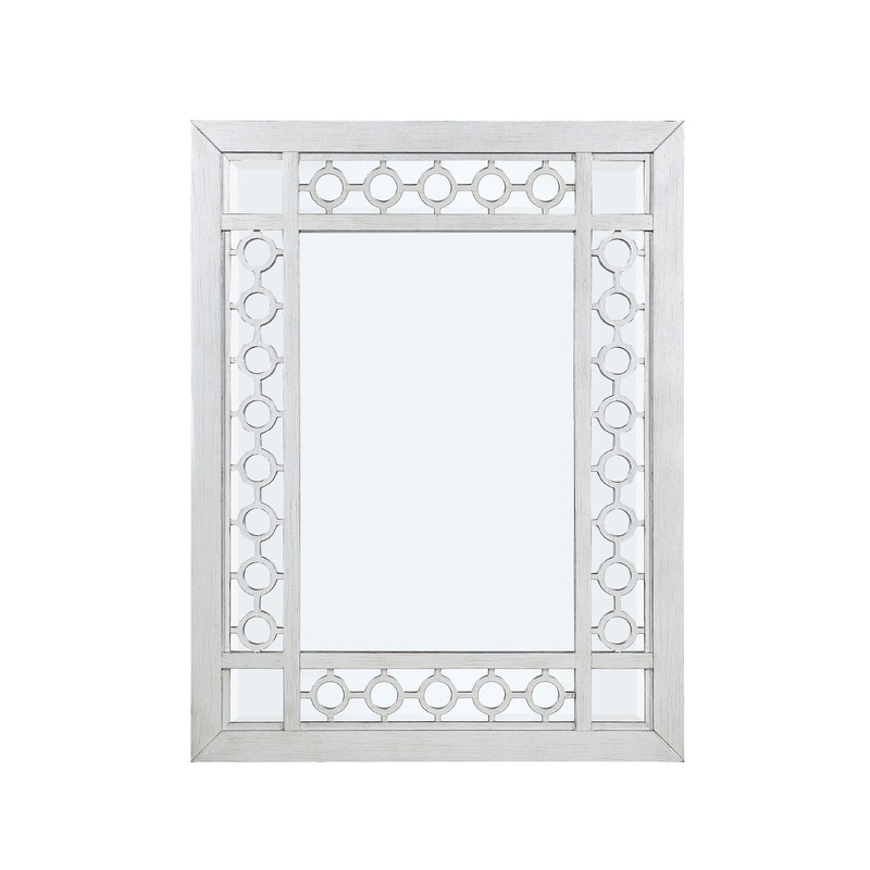 Varian Mirrored & Antique Platinum Mirror