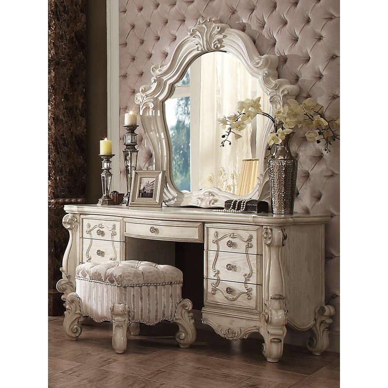 Versailles Bone White Mirror