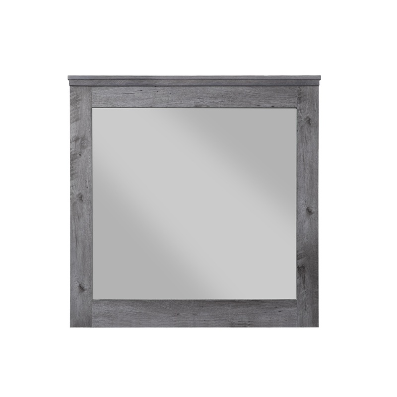 Vidalia Rustic Gray Oak Mirror