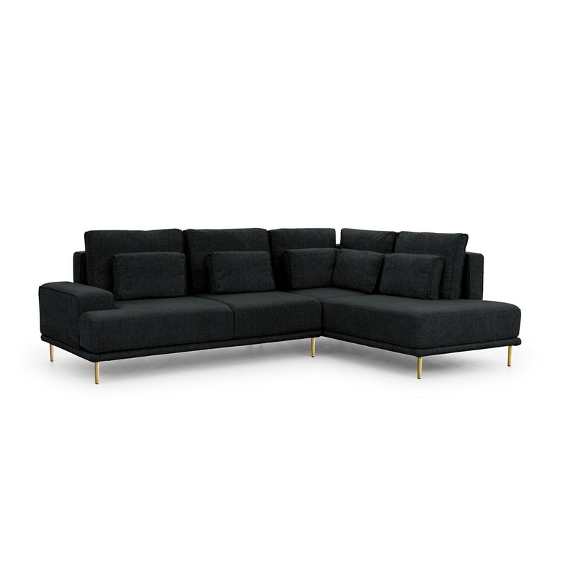 Dvns AUSTIN labais stris zelta kjas 277/70-93/200 cm melns