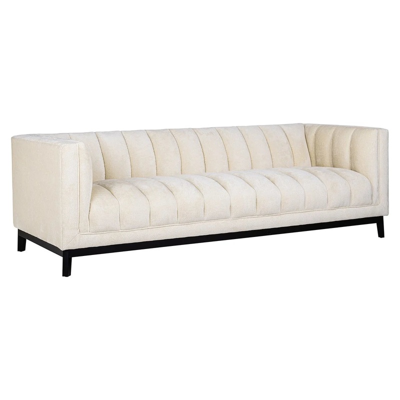 Dvns Beaudy Richmond Interiors 74/230/96 cm FR-Bergen 900 white chenille