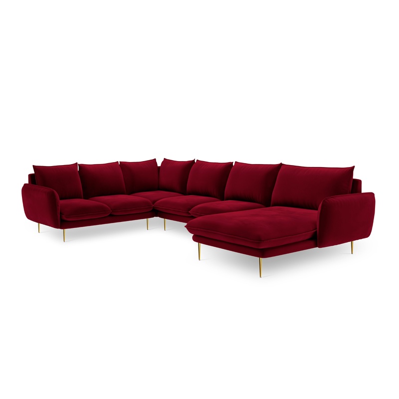 Dvns Cosmopolitan Design Vienna samta 330x235x95 cm bordo