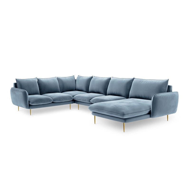 Dvns Cosmopolitan Design Vienna samta 330x235x95 cm debesjums zils