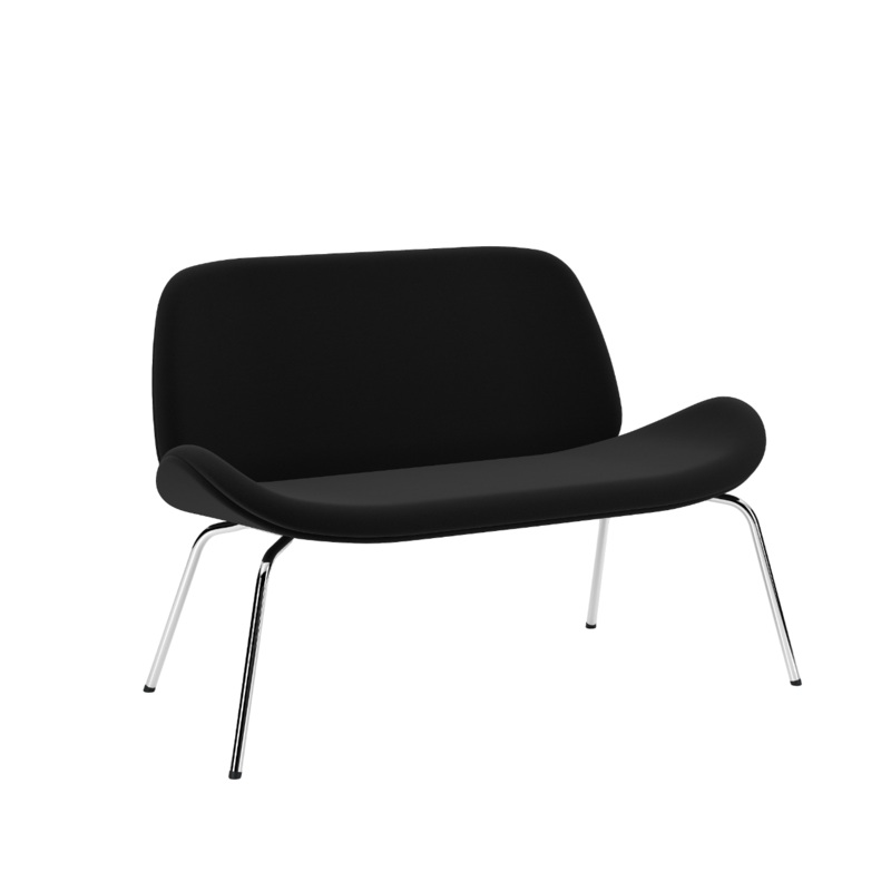 Atptas zonas dvns Toljo 76/118/57/100 cm melns