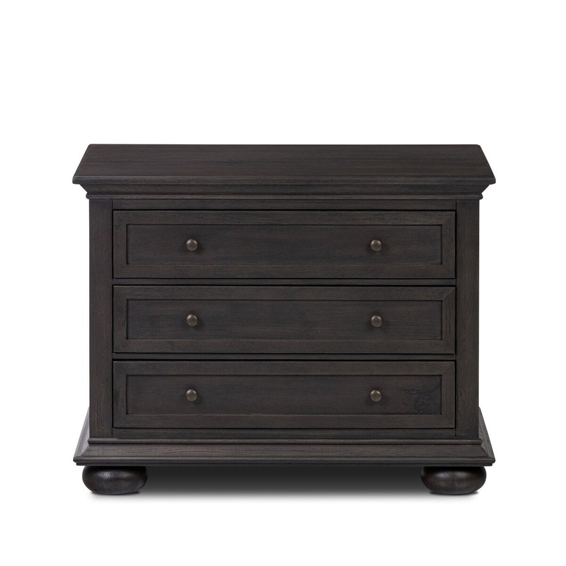 Geoffrey Nightstand – Smoked Black