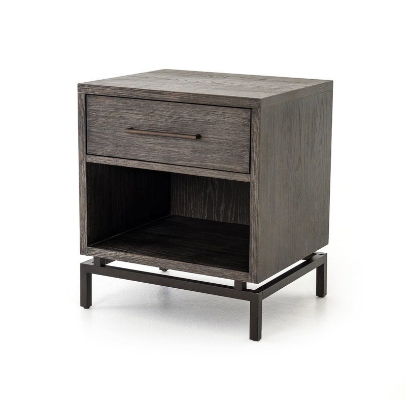 Greta Nightstand- Autumn Grey