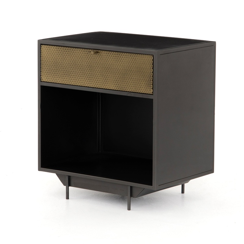 Hendrick Nightstand – Gunmetal