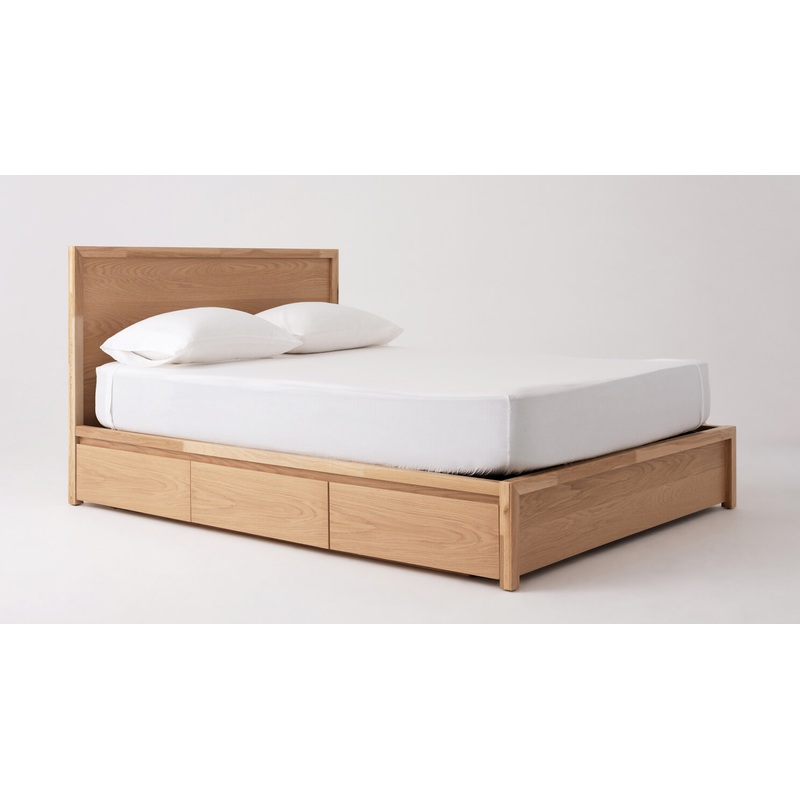 Marcel Drawer Storage Bed- Oak