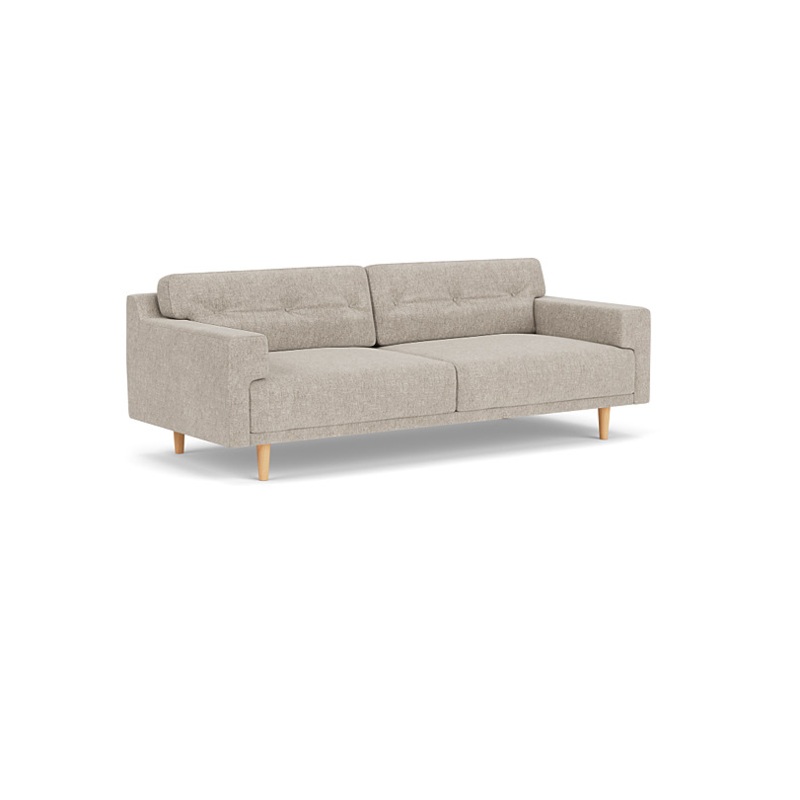 Remi 87″ Sofa -Buttons – Fabric