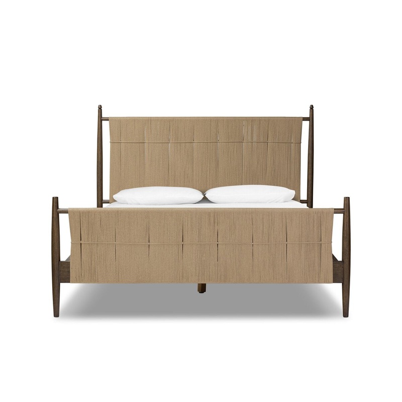 Richard King Bed – Almond