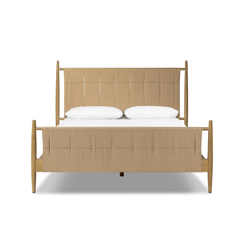 Richard Queen Bed – Burnished Parawood