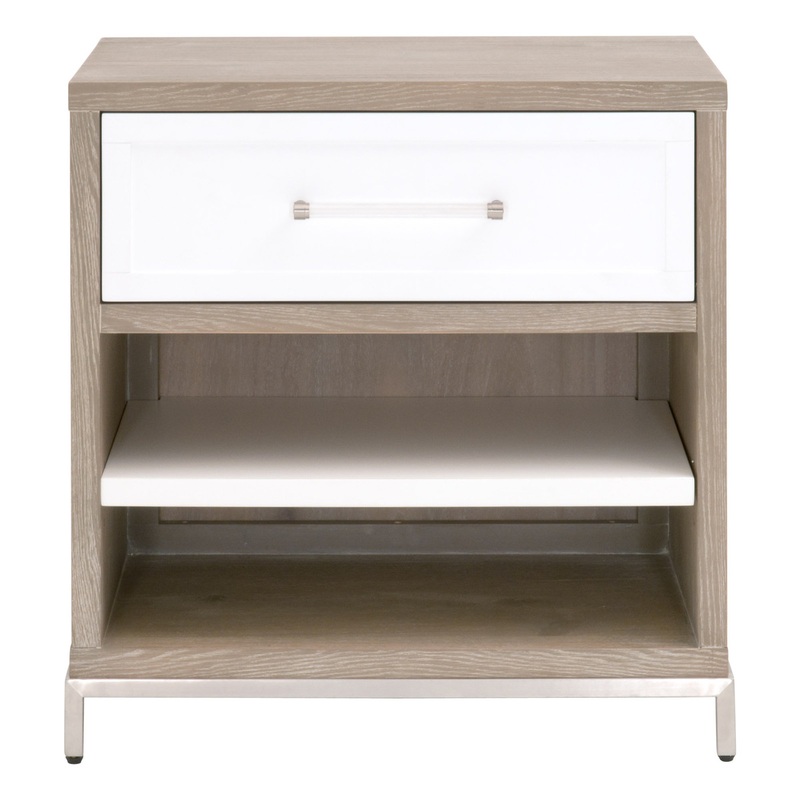 Wrenn 1- Drawer Nightstand – Natural Gray