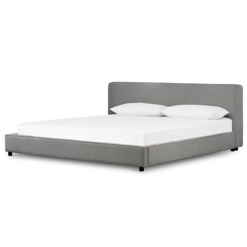 Aidan Bed-Heavy Pebble Pewter-King