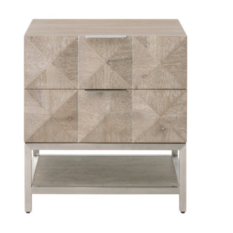 Atlas 2-Drawer Nightstand