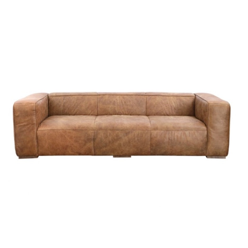 Bolton Sofa Open Road Brown Leather