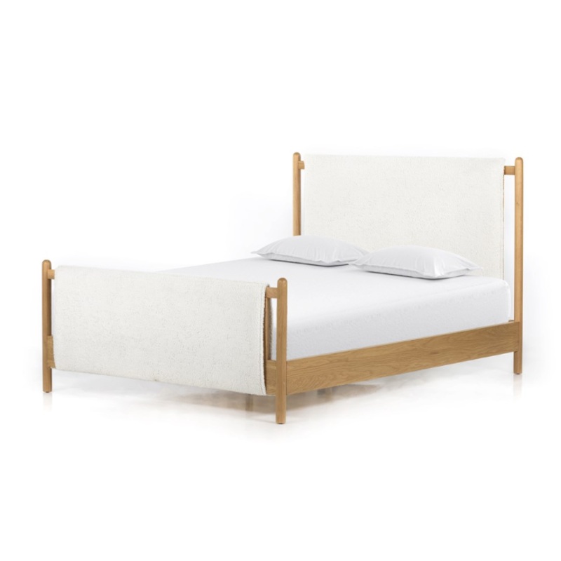 Bowen Bed-Sheepskin Natural-Queen