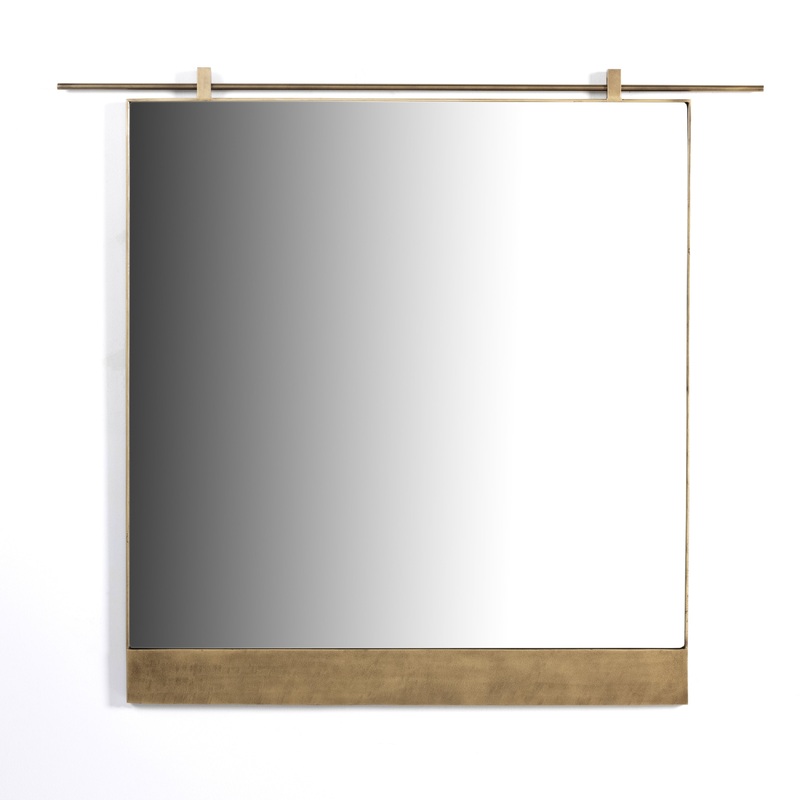 Chico Mirror – Antique Brass