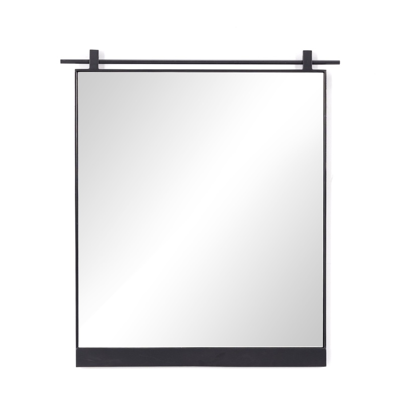 Chico Small Mirror – Antiqued Iron