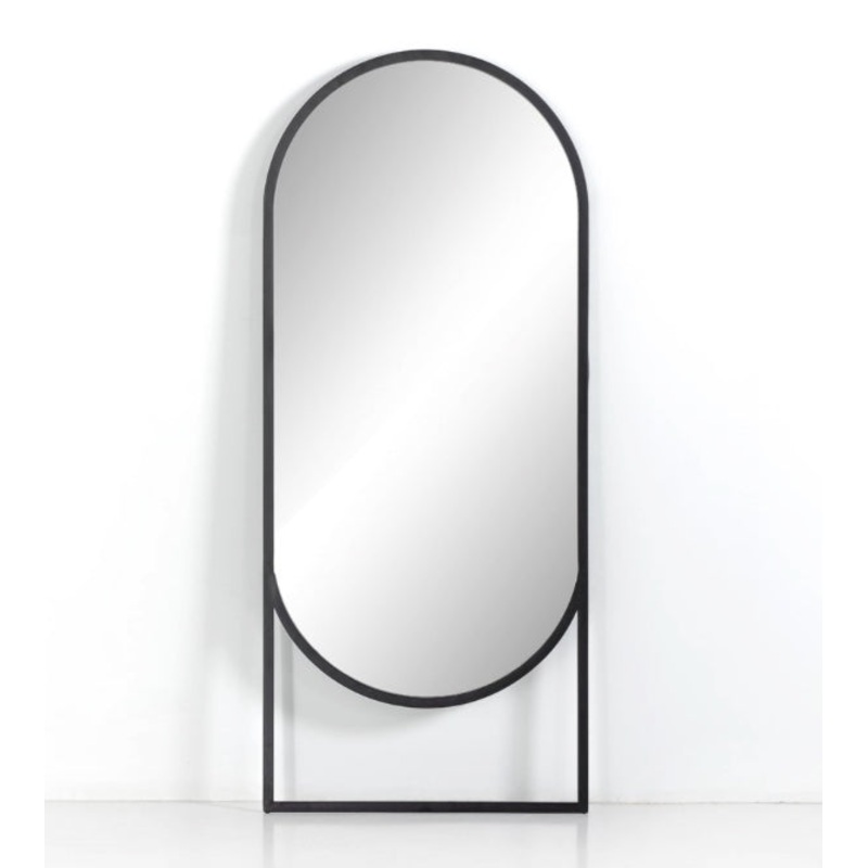 Dawson Floor Mirror- Iron Matte Black