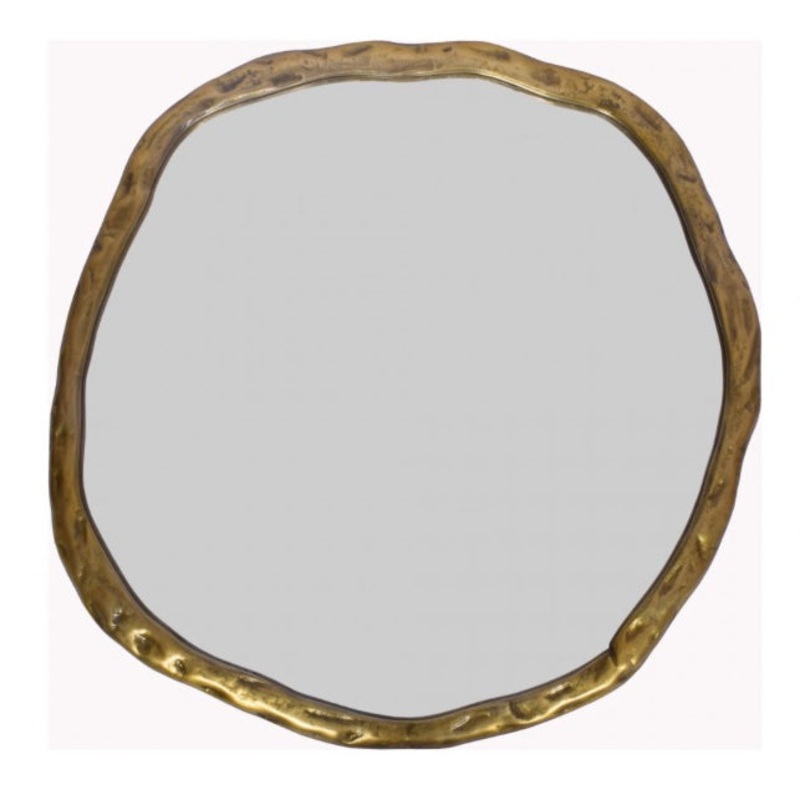 Foundry Large Mirror Gold