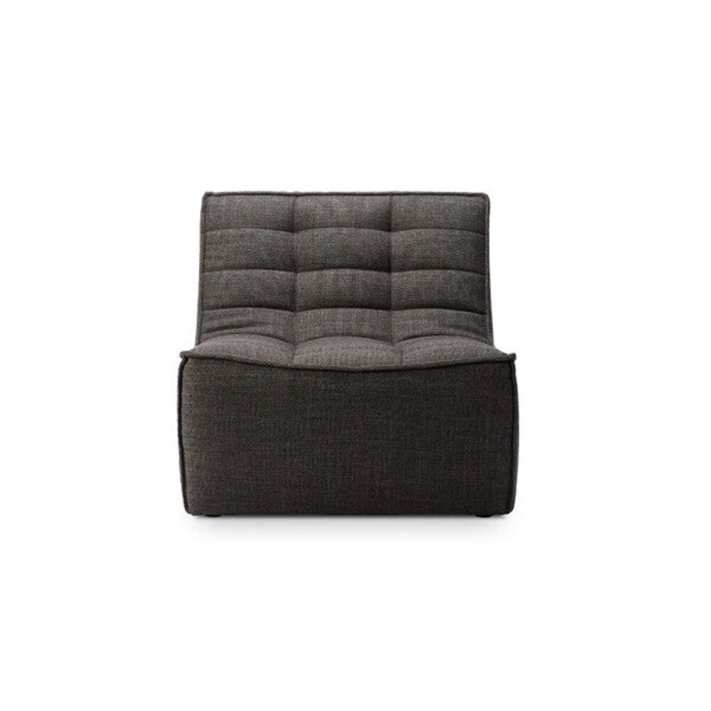 N701 sofa – 1 seater – dark grey