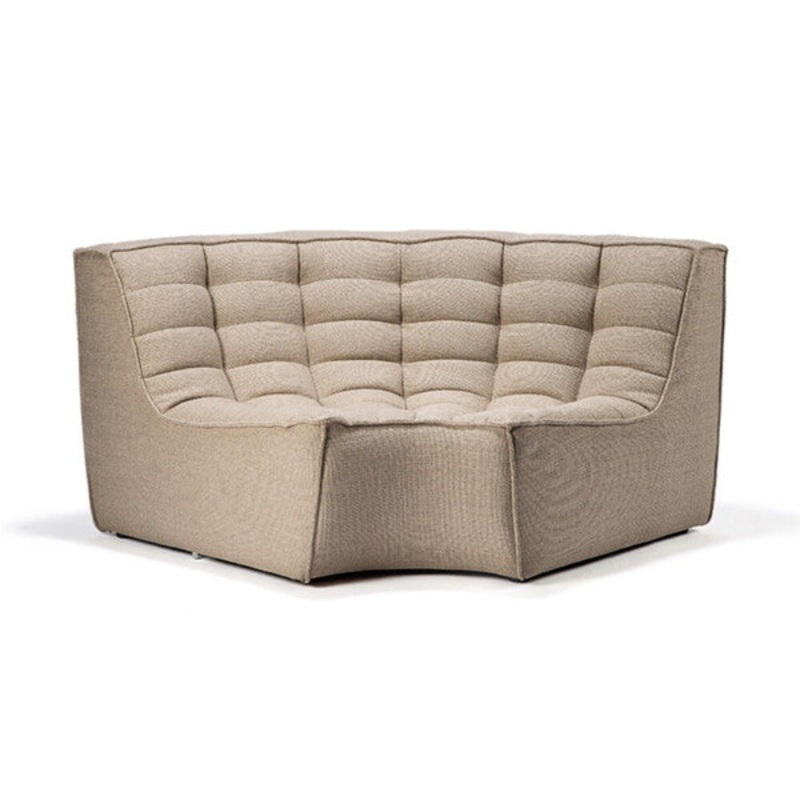 N701 sofa – Round Corner – Beige