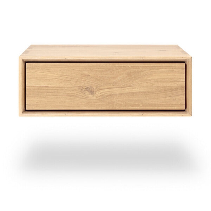 Nordic II bedside table, Hanging -Oak