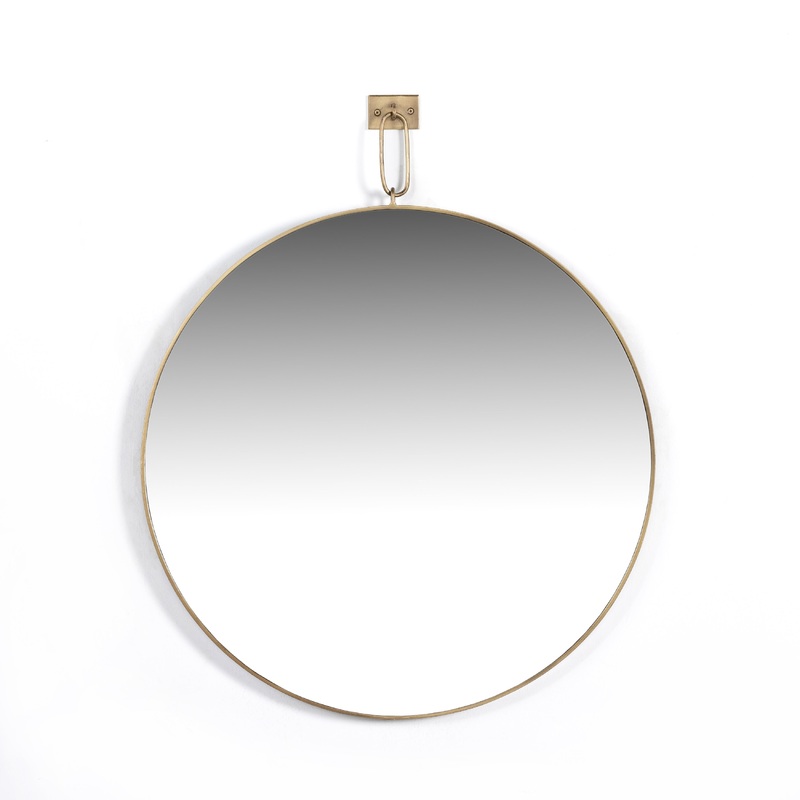 Vina Mirror – Antique Brass