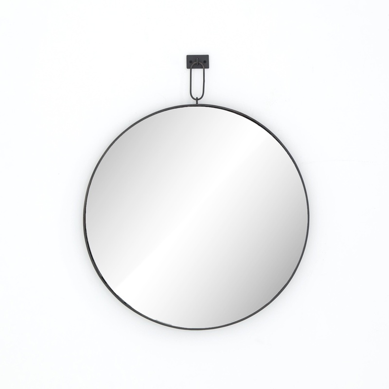 Vina Mirror – Antiqued Iron
