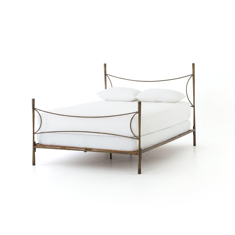 Westwood Bed-King- Antique Brass