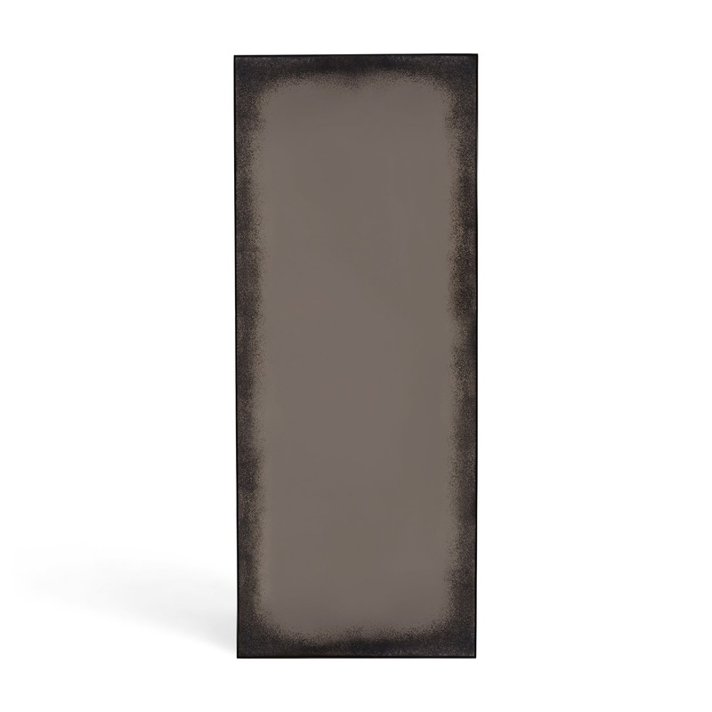 Aged floor mirror,31.5″ – Bronze