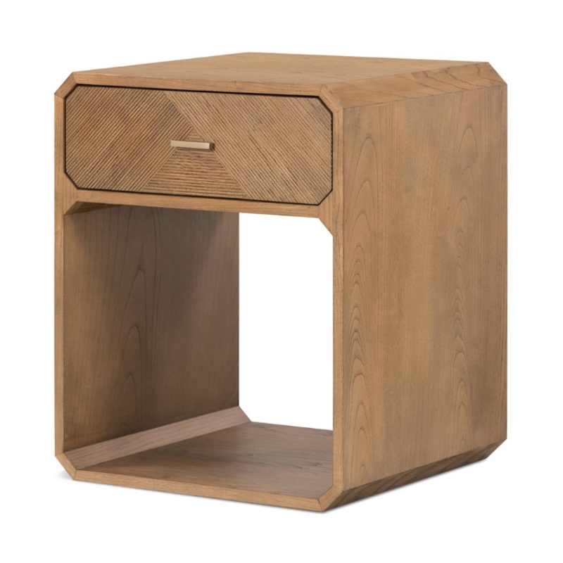 Caspian Nightstand – Natural Ash Veneer