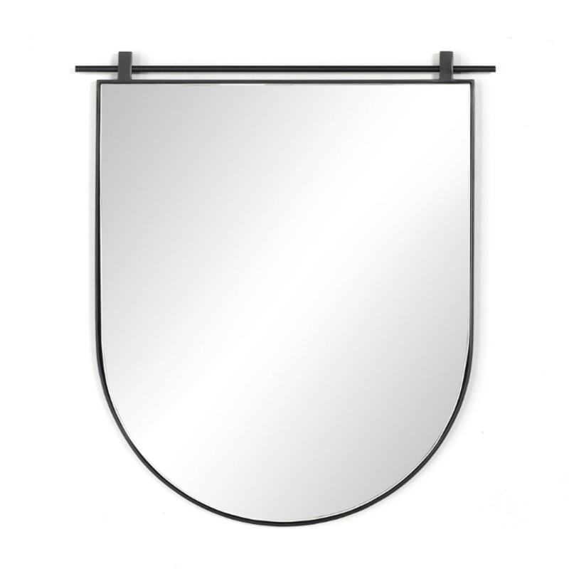 Chico Small Arch Mirror – Antique Iron