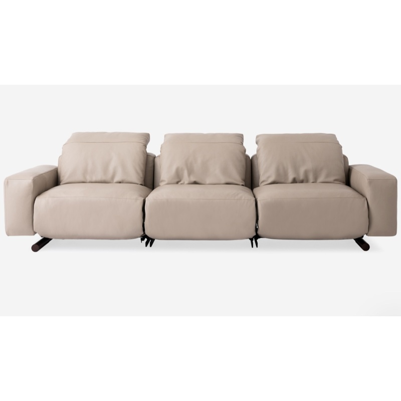 Era Reclining Sofa 129″ – Leather