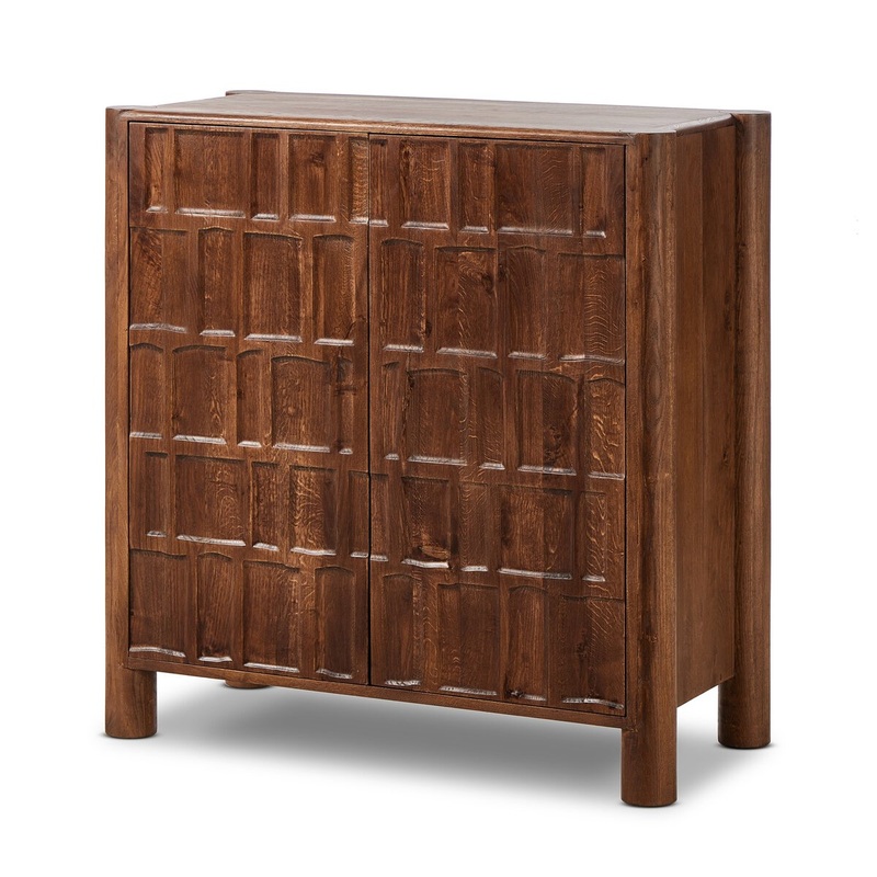 Ezri Bar Cabinet – Cocoa Oak