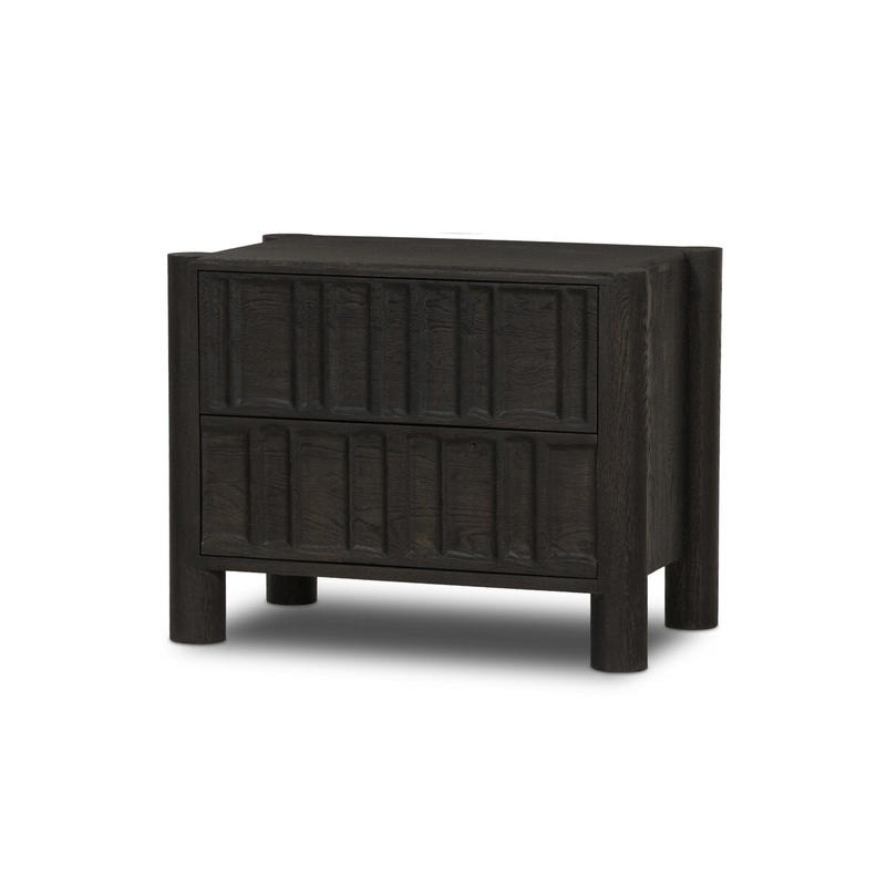 Ezri Nightstand – Black Oak