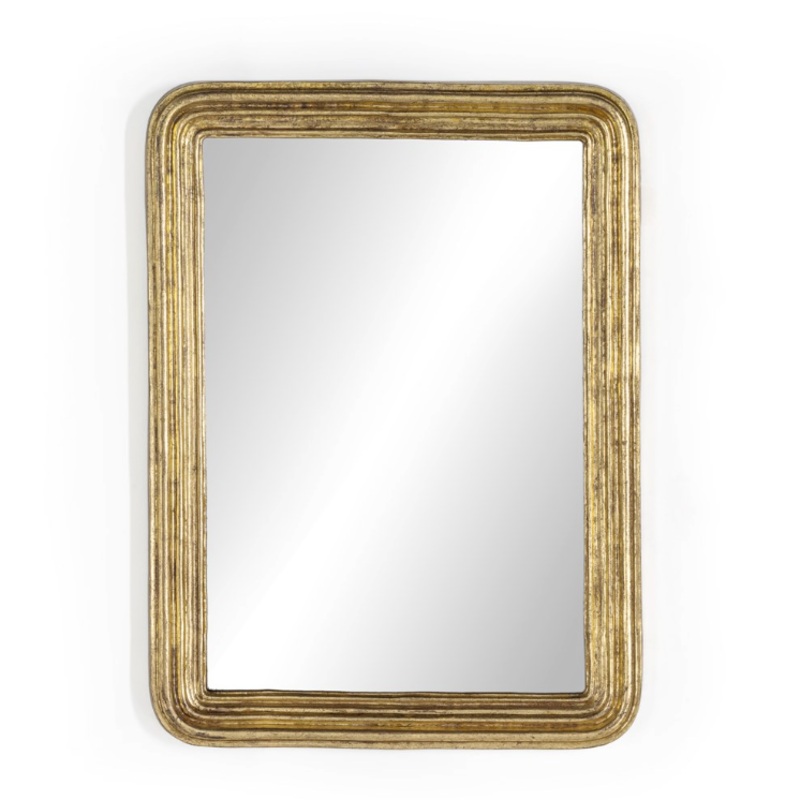 Vintage Louis Mirror – Antiqued Gold Leaf