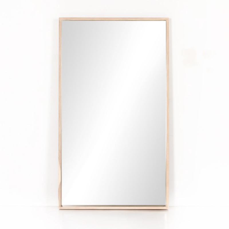 Vora Floor Mirror – Whitewash Acacia