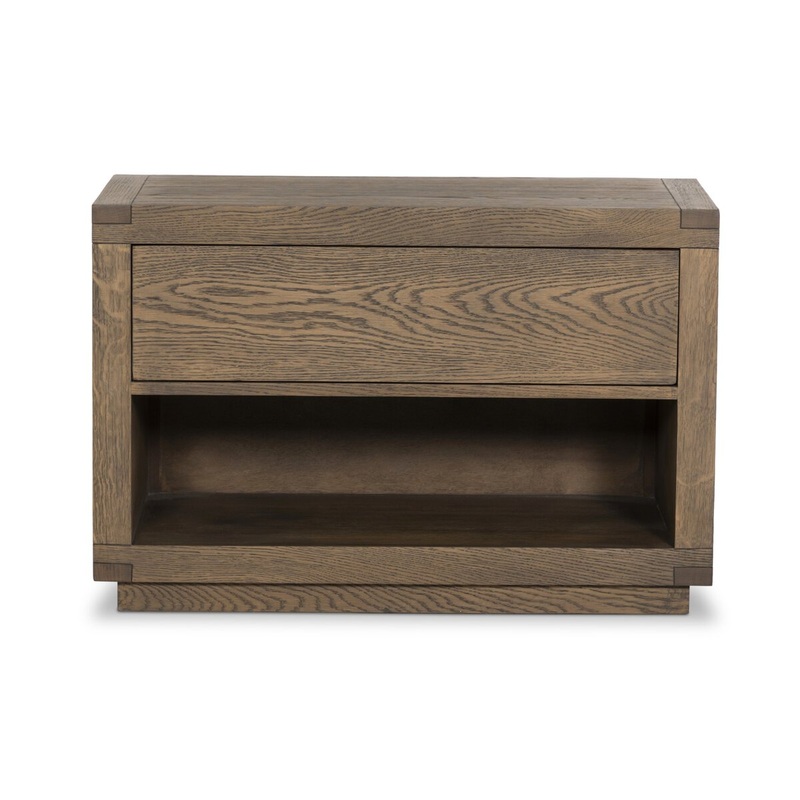 Warby Nightstand – Worn Oak Veneer