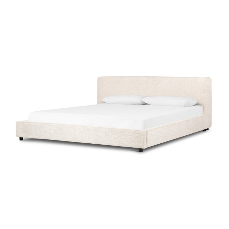 Aidan Bed-Plushtone Linen-Queen
