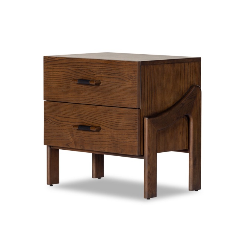 Halston Nightstand – Terra Brown Ash