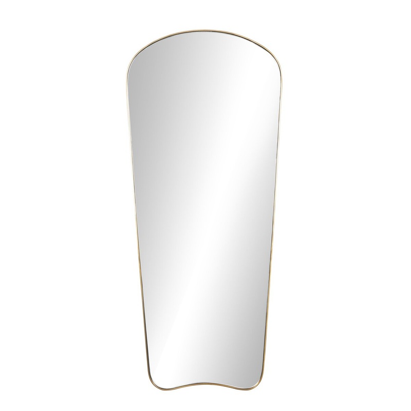 Merona Wall Mirror – Polished Brass