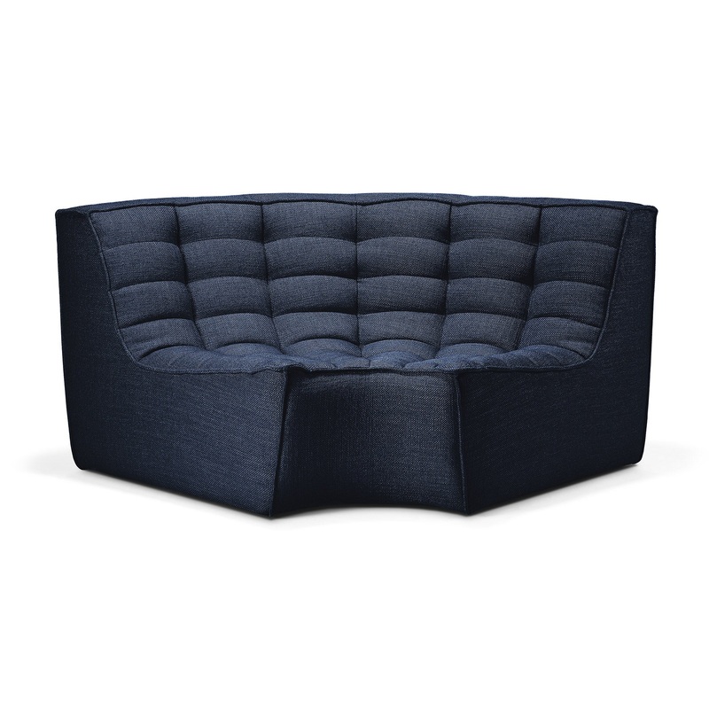 N701 sofa – Corner Round – Graphite