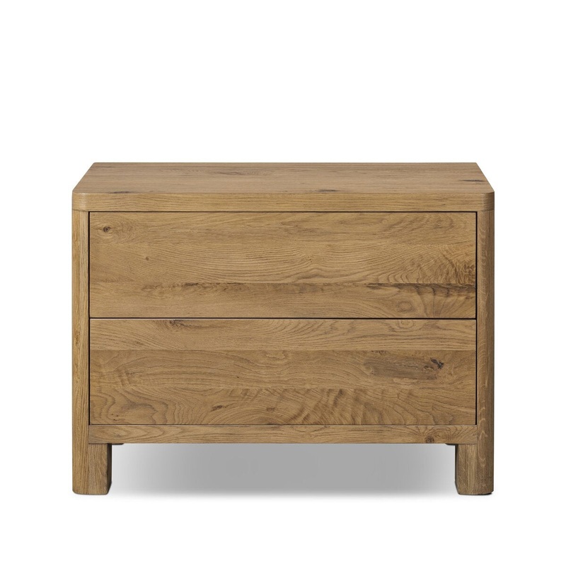 Noeline Nightstand – Resawn Worn Oak