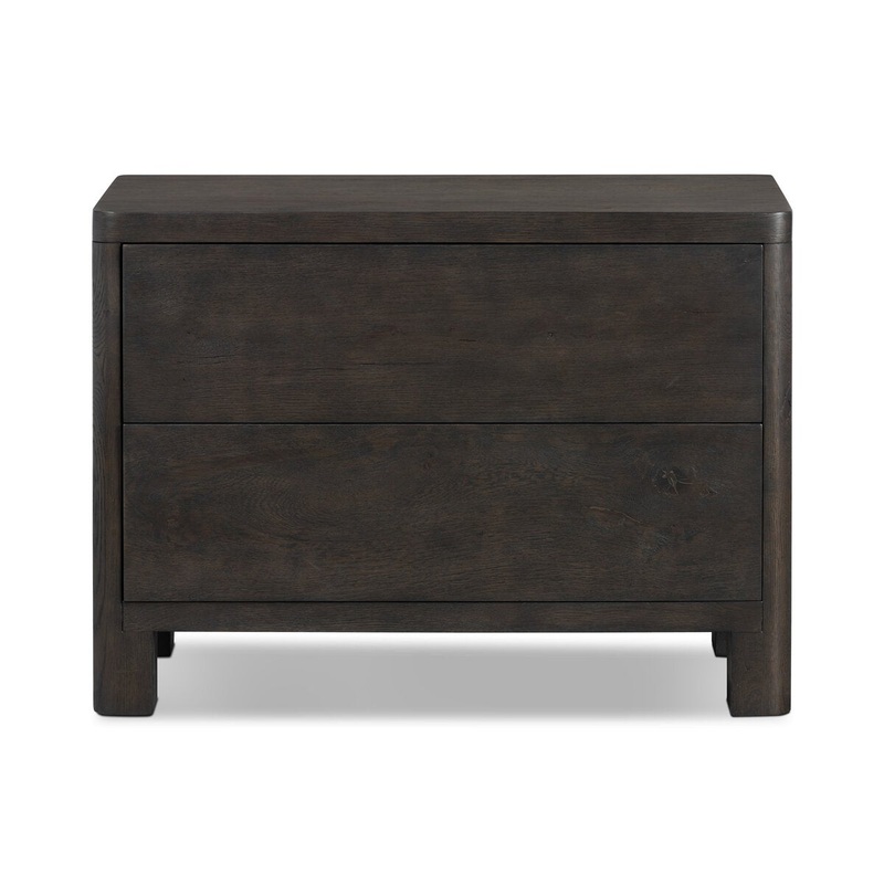 Noeline Nightstand – Smoked Black Oak Veneer
