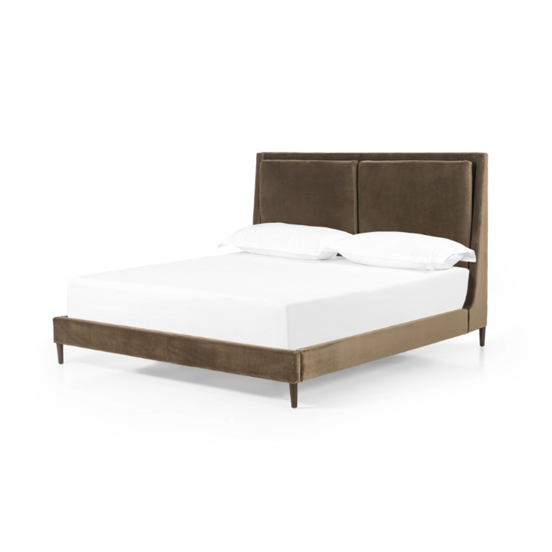 Potter King Bed – Surrey Olive