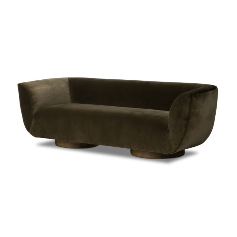 Sabine Sofa-87″ – Surrey Olive